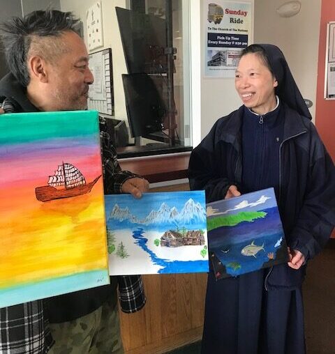 Resident Artist with Sr. Lucia-Lam Nguyen